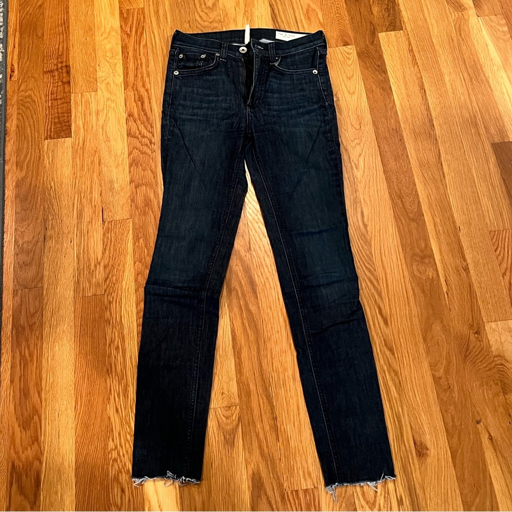 Rag & Bone high rise ankle skinny Jean